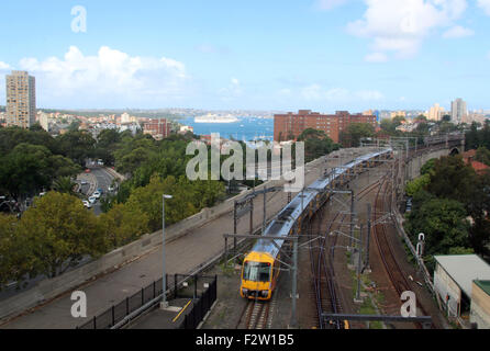 Le Pont du Port de Sydney Australie Lavender Bay Banque D'Images