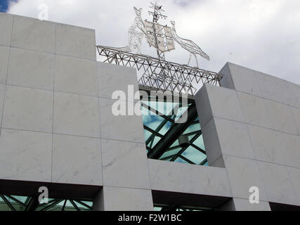 La Maison du Parlement Canberra Australie Banque D'Images