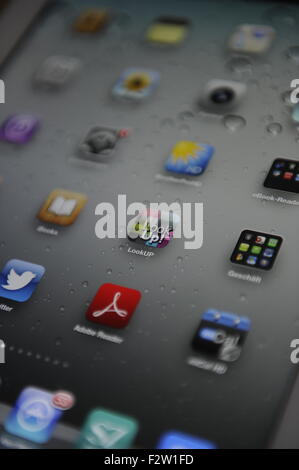 Je tampon avec application mobile pour les avocats (amendement) Banque D'Images