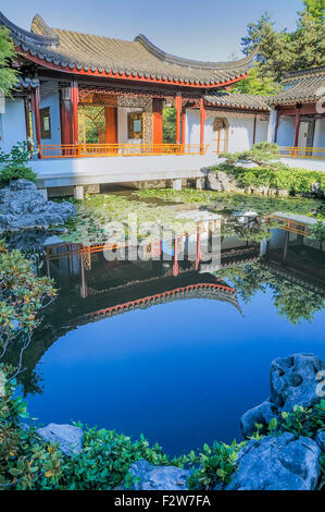 Dr. Sun Yat Sen, Classical Chinese Garden, Vancouver, British Columbia, Canada Banque D'Images