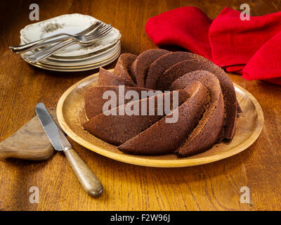 Gâteau bundt boue Mississippi Banque D'Images