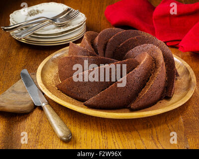 Gâteau bundt boue Mississippi Banque D'Images