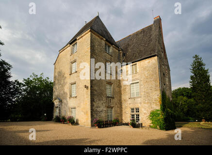 Château et Musée Balzac sache, Indre et Loire, Touraine, France Banque D'Images