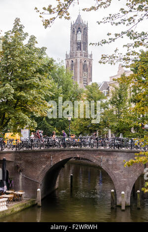 Tour de la cathédrale d'Utrecht, Pays-Bas Banque D'Images