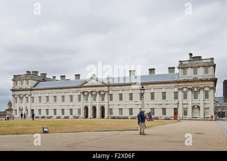 Le Parc de Greenwich, Collège royal de la marine, musée maritime. Greenwich, London, UK Banque D'Images