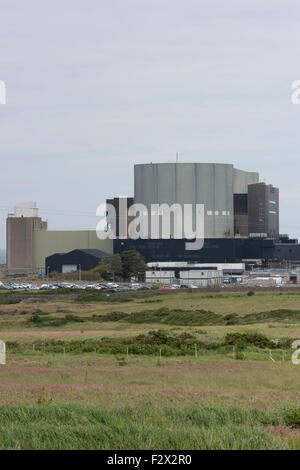 Une vue générale des installations nucléaires Magnox Trawsfynydd power station en Gwynedd, Pays de Galles. Banque D'Images