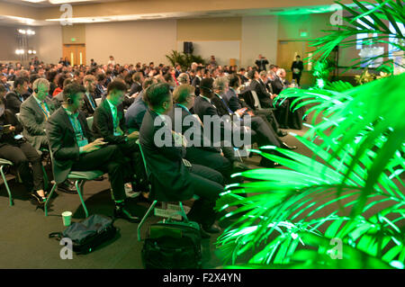 Seattle, USA. Sep 23, 2015. Participer à l'assemblée participe aux relations sino-U.S. Forum Internet à Seattle, aux États-Unis, le 23 septembre 2015. © Yang Lei/Xinhua/Alamy Live News Banque D'Images