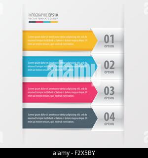 L'infographie moderne bannière. Illustration de Vecteur