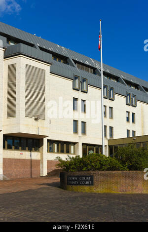 Maidstone Centre Cour combinée avec le Tribunal de la Couronne et de la Cour de comté dans la région de Maidstone, Kent, UK Banque D'Images