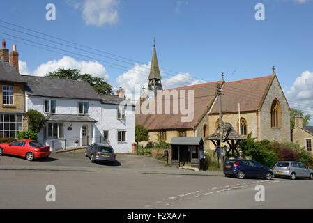 St Michael's Church, Stocks Hill, Silverstone, Northamptonshire, Angleterre, Royaume-Uni Banque D'Images