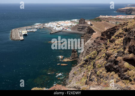 Vue de Puerto de las Nieves, Gran Canaria, Îles Canaries, Espagne Banque D'Images