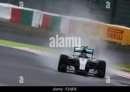 Suzuka, au Japon. 25 Septembre, 2015. Nico Rosberg F1 : Grand Prix du Japon à Suzuka Circuit dans Suzuka, Japon . Credit : Sho Tamura/AFLO SPORT/Alamy Live News Banque D'Images