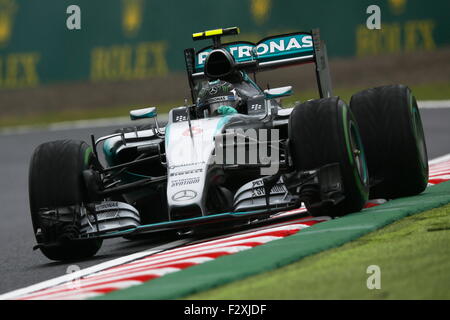 Suzuka, au Japon. 25 Septembre, 2015. Nico Rosberg F1 : Grand Prix du Japon à Suzuka Circuit dans Suzuka, Japon . Credit : Sho Tamura/AFLO SPORT/Alamy Live News Banque D'Images