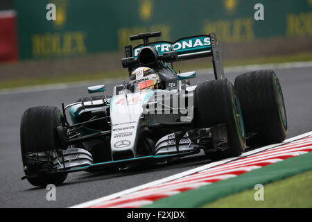 Suzuka, au Japon. 25 Septembre, 2015. Lewis Hamilton F1 : Grand Prix du Japon à Suzuka Circuit dans Suzuka, Japon . Credit : Sho Tamura/AFLO SPORT/Alamy Live News Banque D'Images