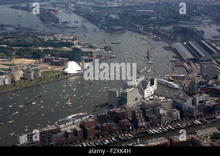 Voile 2015 intocht, het IJ à Amsterdam Banque D'Images