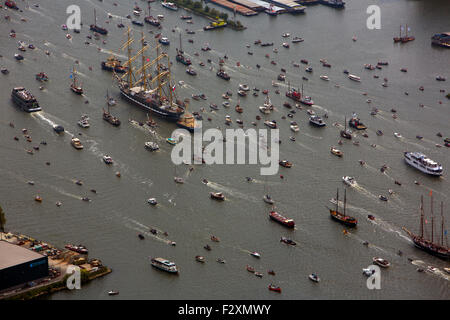 Voile 2015 intocht, het IJ à Amsterdam Banque D'Images