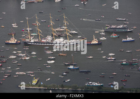 Voile 2015 intocht, het IJ à Amsterdam Banque D'Images