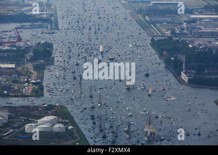 Voile 2015 intocht, het IJ à Amsterdam Banque D'Images