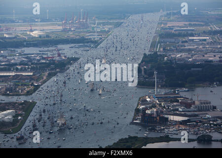 Voile 2015 intocht, het IJ à Amsterdam Banque D'Images