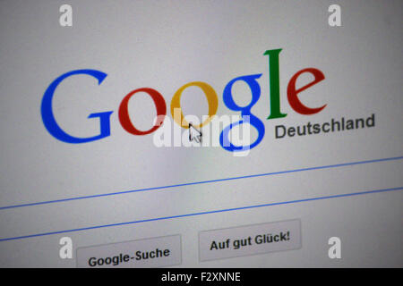 Markenname : 'Google', Berlin. Banque D'Images