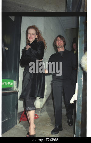 Nicole Kidman, Tom Cruise, Londres 21,0tc1998 Donmar stage door Covent garden (crédit de droit©Jack Ludlam) Banque D'Images