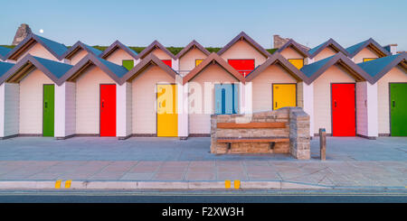 Cabane de plage de Swanage Banque D'Images