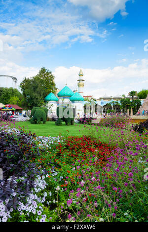 CASTELNUOVO DEL GARDA, Italie - 08 septembre : le 08 septembre, 2015 L'attraction dans le parc à thème Gardaland à Castelnuovo del Garda, ita Banque D'Images