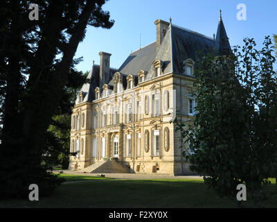 L'extérieur du Château Rousseau de Sipian, à Bordeaux Banque D'Images