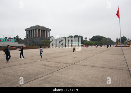 Le mausolée de Ho Chi Minh Banque D'Images