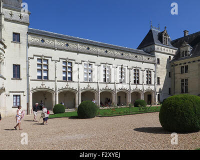 Château de Brézé, dans la Vallée des Rois, France Banque D'Images