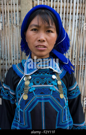 Tribu Hmong ethniques au nord du Vietnam. Banque D'Images