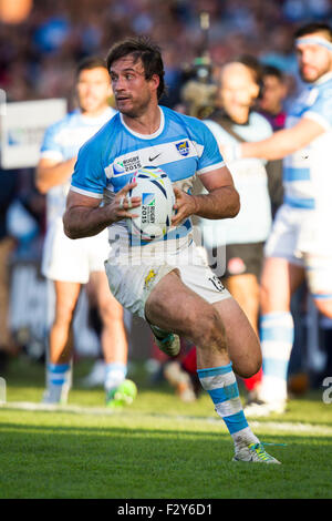 Kingsholm, Gloucester, Royaume-Uni. 25 Septembre, 2015. Coupe du Monde de Rugby. L'Argentine contre la Géorgie. Marcelo Bosch de l'Argentine. Credit : Action Plus Sport/Alamy Live News Banque D'Images