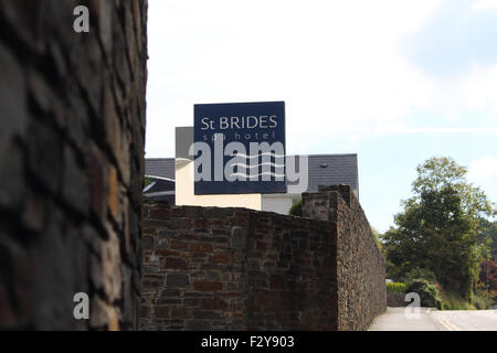 St Brides Spa Hotel, Saundersfoot, Pembrokeshire, Pays de Galles, Royaume-Uni Ouest Banque D'Images