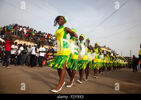 Carnaval de Bonoua, Côte d'Ivoire Banque D'Images