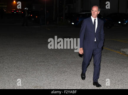 Pordenone, Italie. 25 Septembre, 2015. Luca Zaia, président de la Région Vénétie assiste au parti de la Lega Nord (Ligue du Nord) rassemblement régional le 25 septembre, 2015 à Pordenone Crédit : Andrea Spinelli/Alamy Live News Banque D'Images