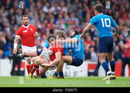 Leeds, UK. 26 Sep, 2015. Coupe du Monde de Rugby. L'Italie contre le Canada. Centre canadien Ciaran Hearn. Credit : Action Plus Sport/Alamy Live News Banque D'Images