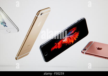 Apple iPhone 6s et 6s plus Banque D'Images