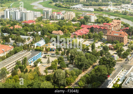 Vue aérienne de la ville de Bucarest Banque D'Images