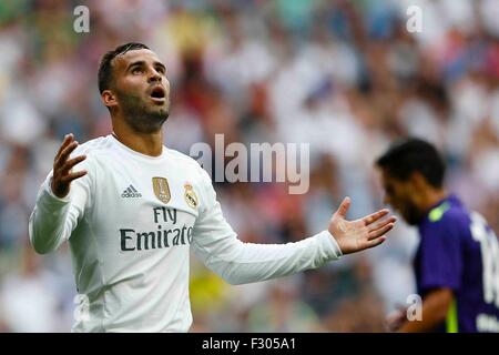 Madrid, Espagne. 26 Sep, 2015. Jese Rodriguez Ruiz (20) Real Madrid au cours de la match de football de la Liga entre le Real Madrid et Malaga CF au Santiago Bernabeu . Le jeu est terminé dans un 0-0 draw. © Plus Sport Action/Alamy Live News Banque D'Images