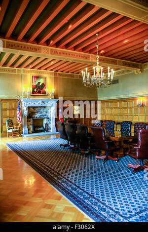 La salle de conférence du gouverneur à l'intérieur de l'Arkansas State Capitol Building dans Little Rock Banque D'Images