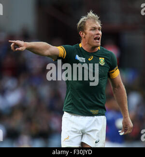 SCHALK BURGER AFRIQUE DU SUD AFRIQUE DU SUD V SAMOA, COUPE DU MONDE DE RUGBY 2015 VILLA PARK, BIRMINGHAM, ANGLETERRE 26 septembre 2015 DIE17430 Banque D'Images