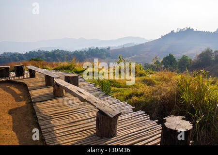 Au point de vue monjam resort, Chiang Mai, Thaïlande Banque D'Images