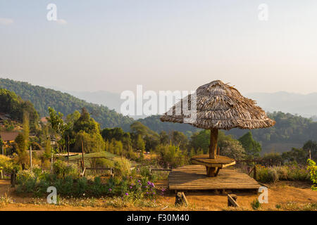 Au point de vue monjam resort, Chiang Mai, Thaïlande Banque D'Images