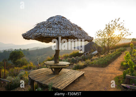 Au point de vue monjam resort, Chiang Mai, Thaïlande Banque D'Images