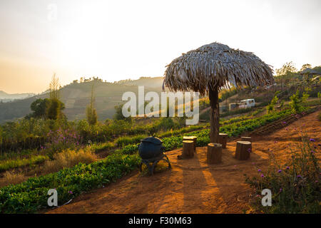 Au point de vue monjam resort, Chiang Mai, Thaïlande Banque D'Images