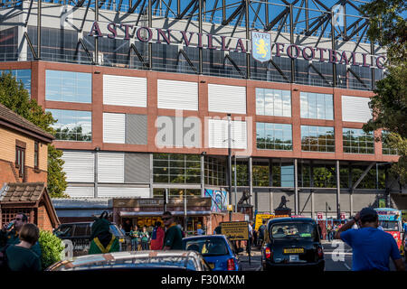 Terrain de football Aston Villa à Birmingham West Midlands UK Banque D'Images