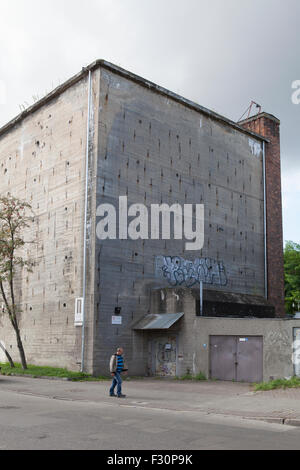 'Luftschutzbunker' WW2 German Bunker dans Gdansk, Pologne Banque D'Images