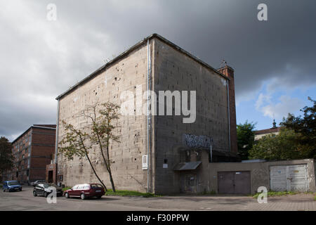 'Luftschutzbunker' WW2 German Bunker dans Gdansk, Pologne Banque D'Images