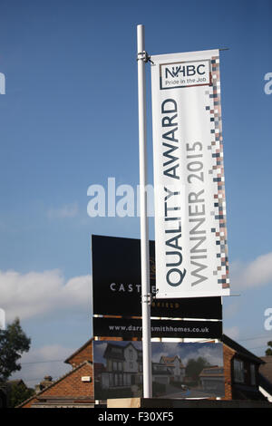 Conseil national house builders award winner sign Banque D'Images