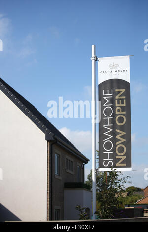 Showhome Annonce de nouvelle construction Banque D'Images